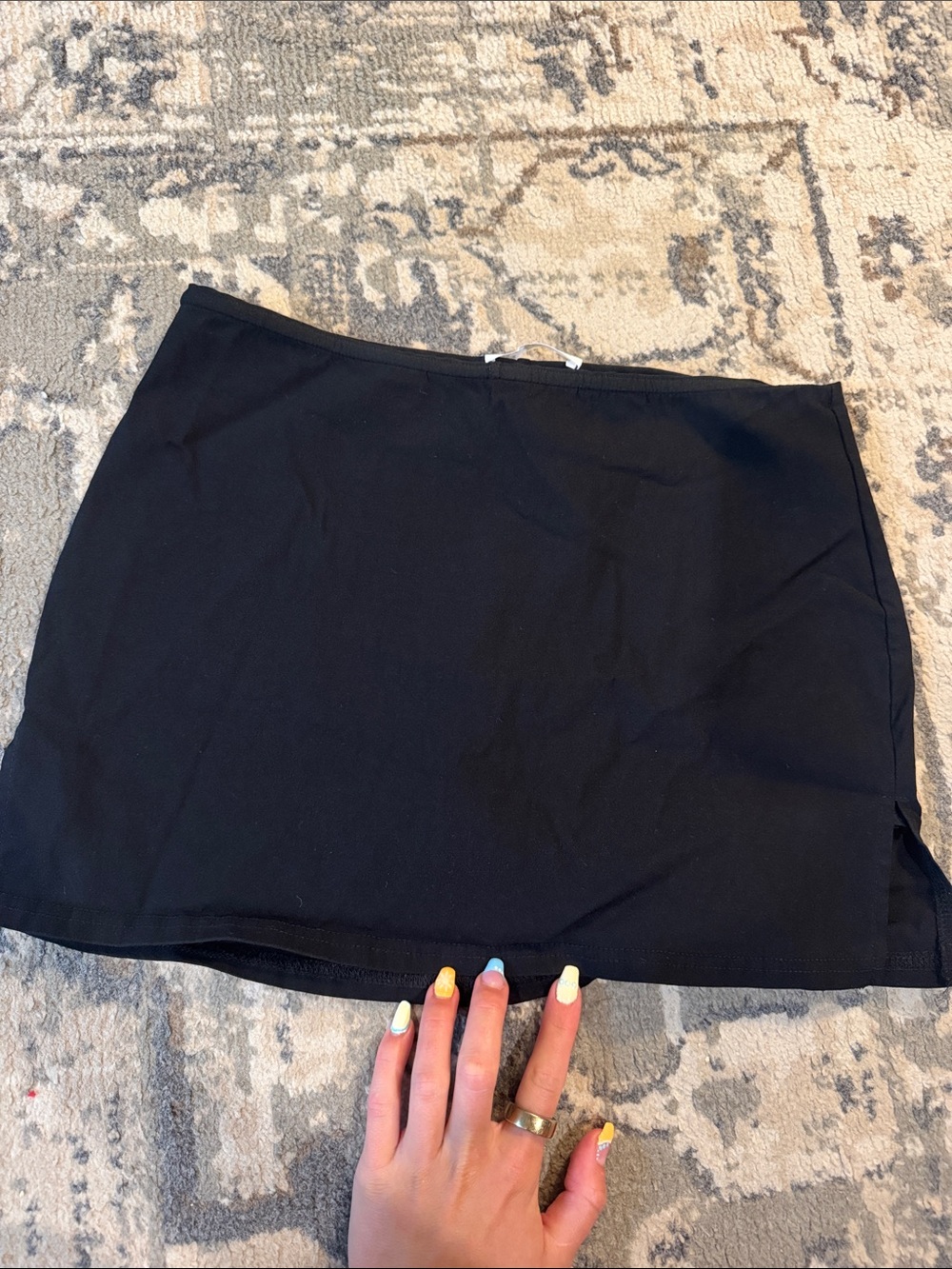 Women's Black Mini Skirt - Classic Casual